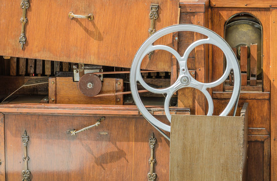 Dutch Street Organ Wheel And Belt