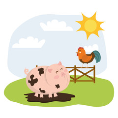 Rural and farm icons