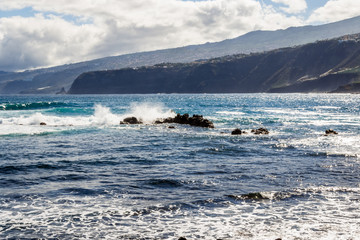 Plage rocheuse - Ténérife, Espagne