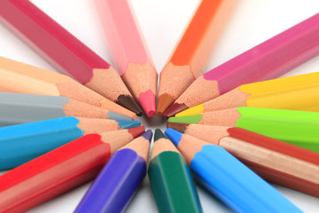 Naklejka premium crayons , colors , crayons , draw, multicolors