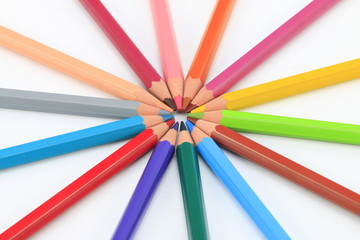 Naklejka premium crayons , colors , crayons , draw, multicolors
