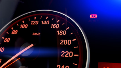 Modern Car Dashboard Macro