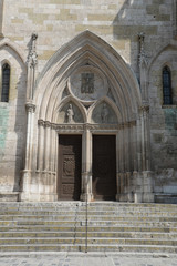 Fototapeta premium Eingang des Doms in Regensburg
