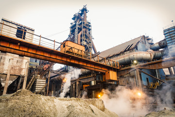 Steel factory industry © ABCDstock