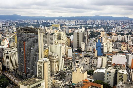 Sao Paulo Cityscape, Brazil
