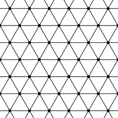 Vector illustration of a seamless pattern of triangles