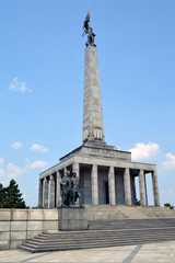 Fototapeta na wymiar Bratislava, Slavin vertical