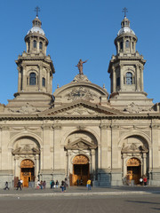 Obraz premium Kathedrale zu Santiago/Chile