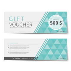 gift voucher discount  template design
