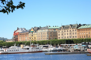 Naklejka premium Stockholm-Strandvagen