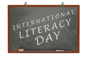 Obraz premium International Literacy Day concept