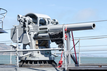 World War II Submarine Battleship Guns