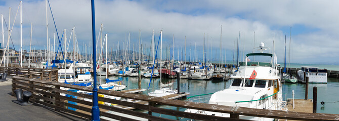 Pier 39 Marina in San Francisco