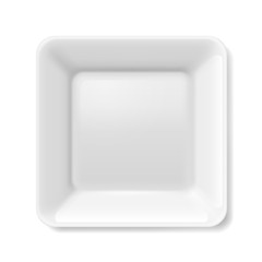 White plate