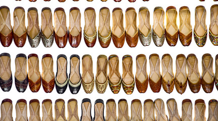 Leather ballet shoes