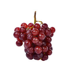 red grape isolated on white background