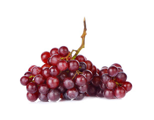 red grape isolated on white background