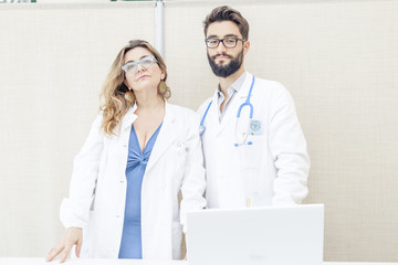 couple of doctors in hospital