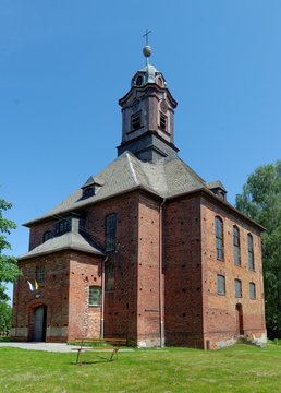 Vor George B&auml;hr entworfene Kirche in Biecz