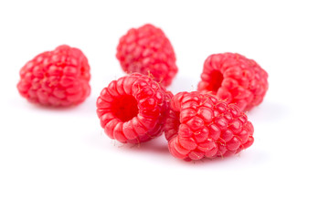 raspberry isolated on white background