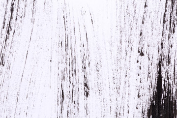 Black paint isolated on white background