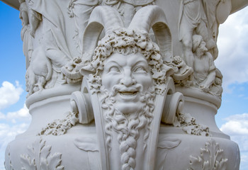 Marble Sculpture in Garden at Palace of Versailles
