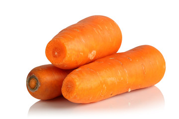 three clean the carrots
