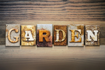 Garden Concept Letterpress Theme