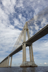 The Manaus Iranduba Bridge over the Amazon River, Brazil