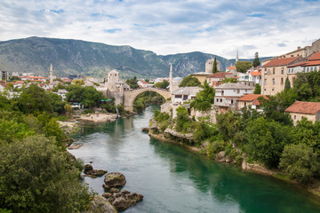 Fototapeta na wymiar Old Bridge in Mostar