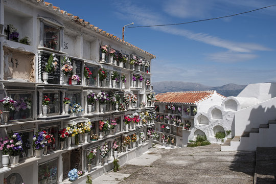 Cementerio en el d&iacute;a de los difuntos
