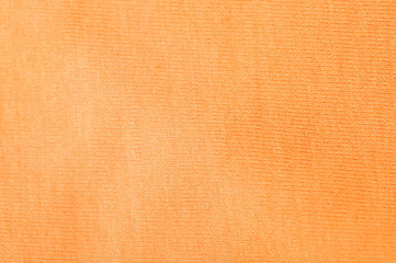 Close up flat orange fabric