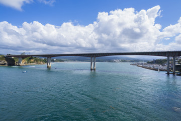 Fototapeta premium Puente de Ribadeo (Lugo, España).