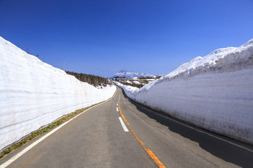 Hachimantai Aspite Line, Corridor of Snow, Akita~Iwate, Japan