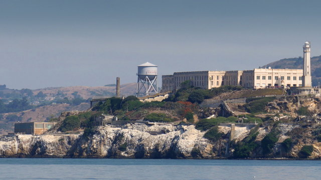 Alcatraz Island - Prison at San Franicsco Bay 