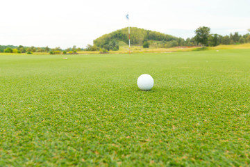 golf ball in fairway