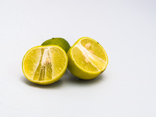 Lemon , cut in half