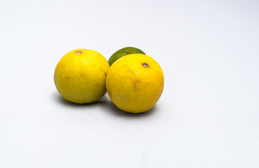 lemon White background