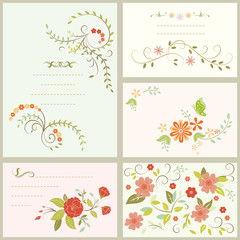 floral flower card