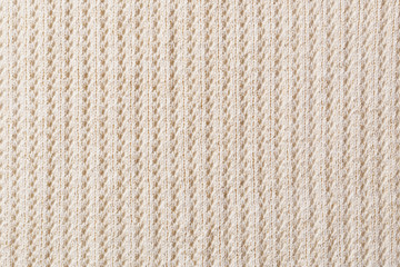White knit fabric with glitter