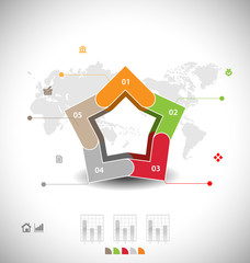 Business infographic template