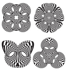 Calligraphic decorative elements