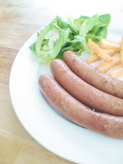 Sausage vintage tone