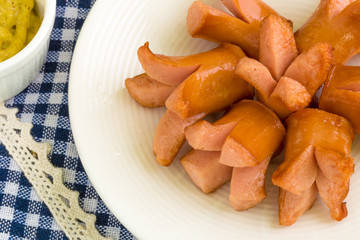 Fried Appetizer Background / Fried Appetizer / Fried Appetizer on Plate Background