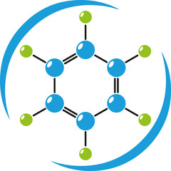 Molekül Logo, Wissenschaft, Chemie