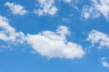 Blue sky and white cloud