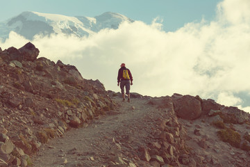 Hike on Mt.Rainier