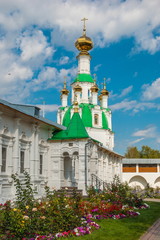 Fototapeta na wymiar Vvedensky Tolga convent. Church of the Savior.