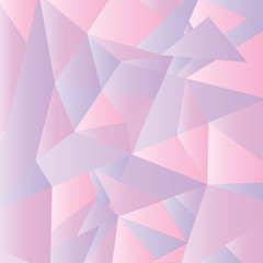 Geometric wallpaper in pink shade
