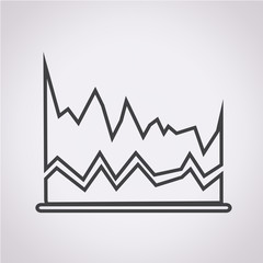 diagram icon , graphs icon